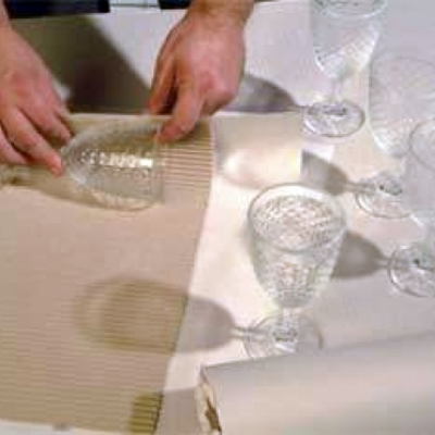 EMBALAJE DE VASOS EN BURBUJA