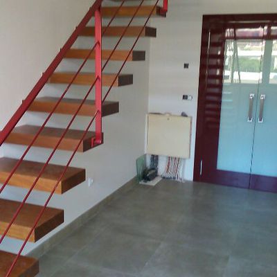 Escalera de madera