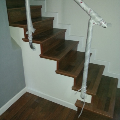 escalera de tarima