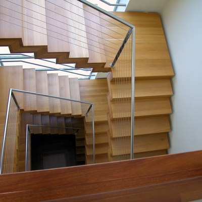 escalera y baranda