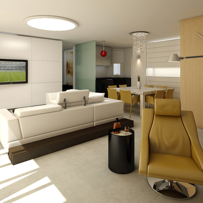 ESPACIO SALON- COMEDOR-COCINA INTEGRADA