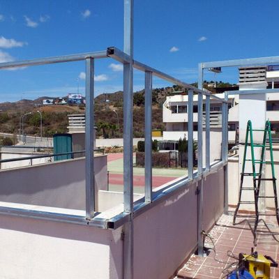 Estructura para cubierta atico