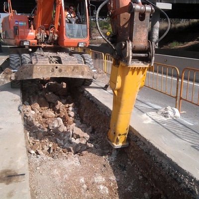 Excavacion Carretera principal  Castellon