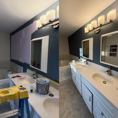 Cambio de color de Baño