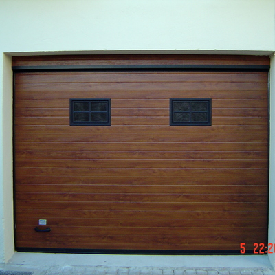 FACTORYDOOR PUERTA IMITACIÓN MADERA OSCURA