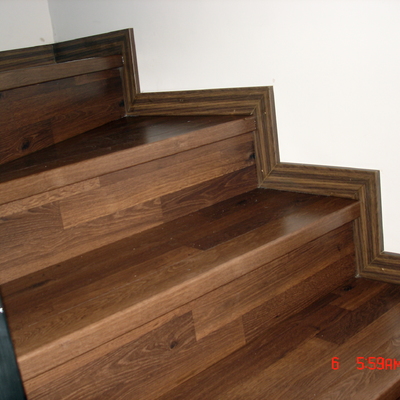 Forrado de escaleras.