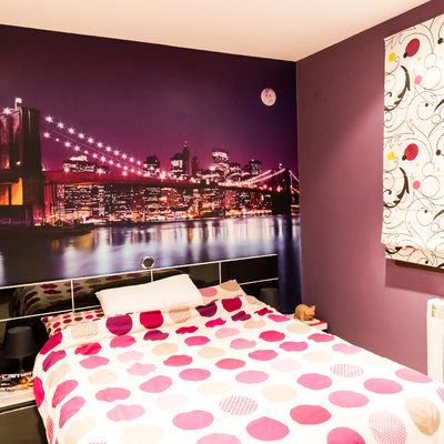 Foto mural dormitorio. Puente
