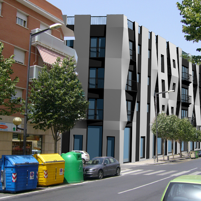 Edificio viviendas en Reus - croquis