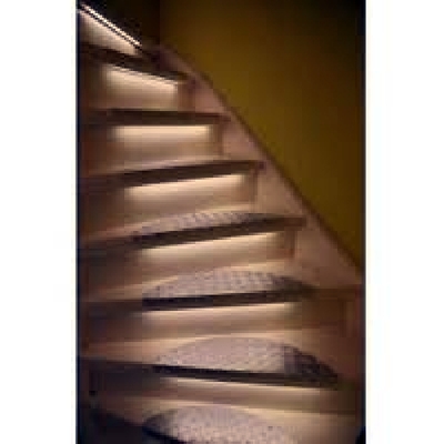 iluminacion LED escalera