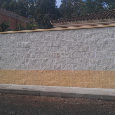 Fachada de bloques