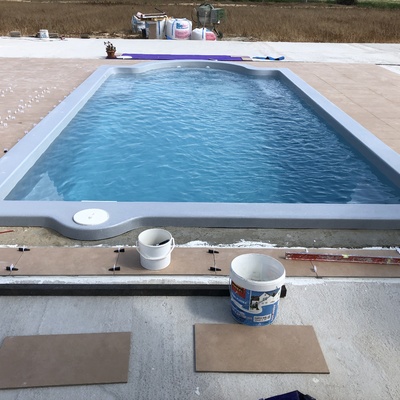 Embaldosado piscina