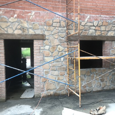 Fachada rústica
