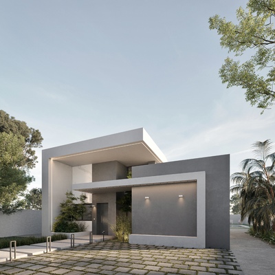 Fachada vivienda en Muchamiel