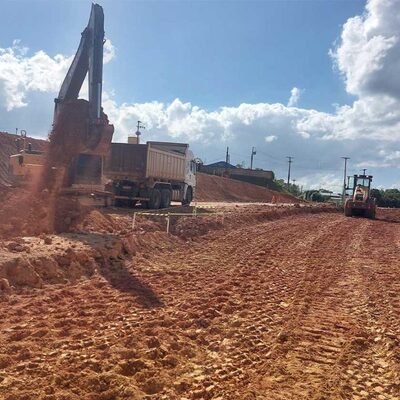 construcción de una carretera
