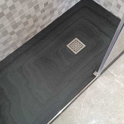 Instalacion plato de ducha de pizarra Natural