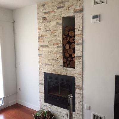 CHIMENEA EN SALON
