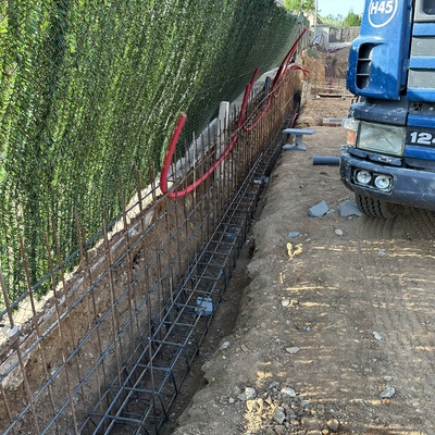 Cimentación muro