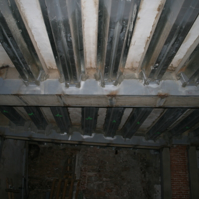 Proyecto de Rehabilitación - Refuerzo vigas de madera