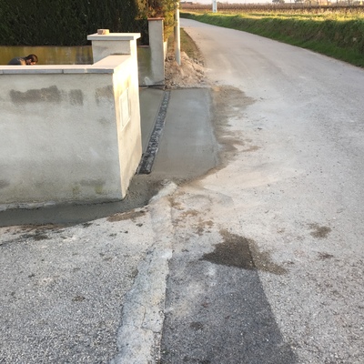 Canal recogida de aguas