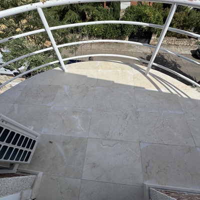 Terraza de mármol
