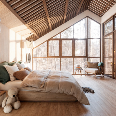 Renderizado 3D Habitación