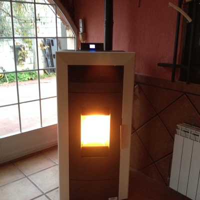 instalacion de estufa de pellet