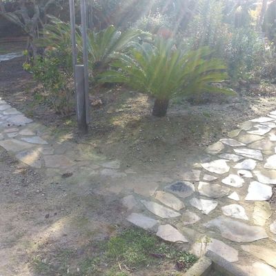 paseo de piedras