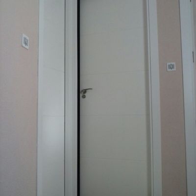 Puertas lacadas en blanco