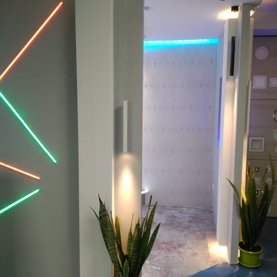 luces de escaparates