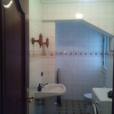 baño antes