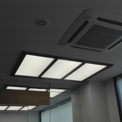 iluminación techo sala