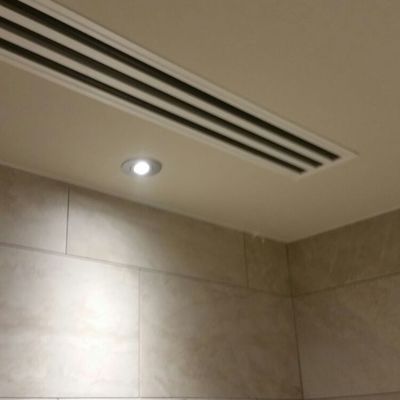 TECHO TENSADO EN LAVABO
