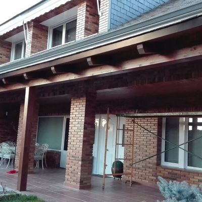 porche de vivienda 