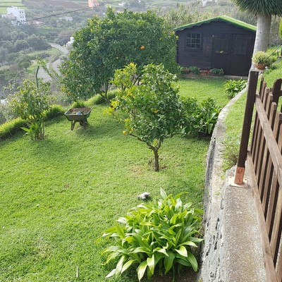 Jardín cuidado