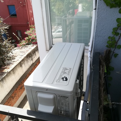 Instalación con soporte especial