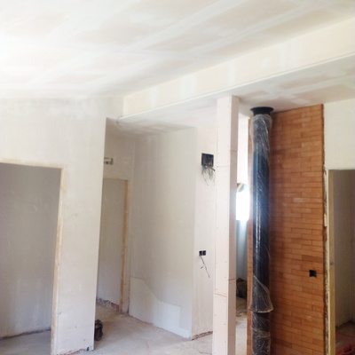 techo decorativo buhardilla con luz indirecta