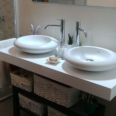 Baño con dos pozas