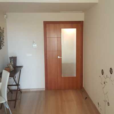 Antes y después lacado de puertas