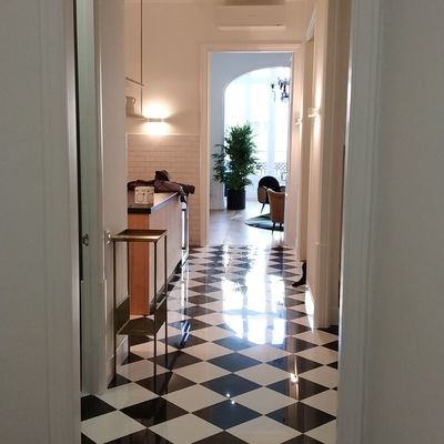 Puertas lacadas.