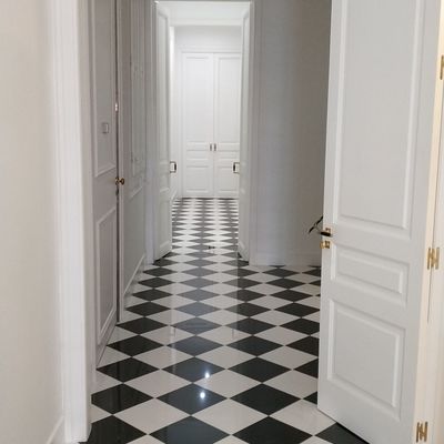 Puertas lacadas.