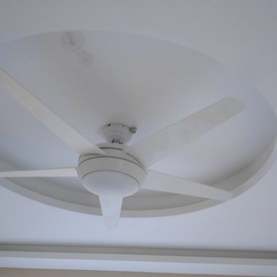 foseado perimetral y foseado para ventilador de techo (terminado)