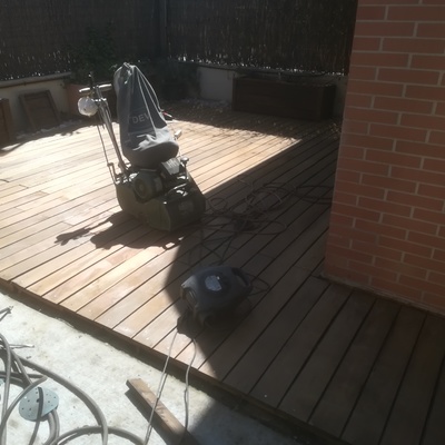 restaurado suelo jardin