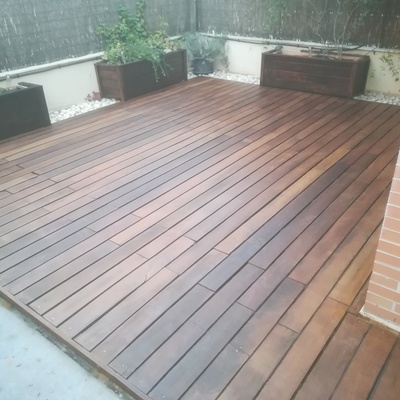 terminado suelo terrazo jardin