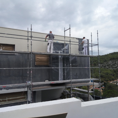 Reabilitacion fachada con sistema SATE