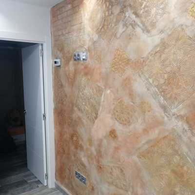 Decoración de pintura Damasco