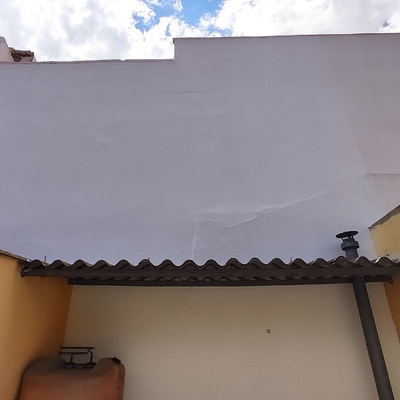Reparación de medianera por filtraciones