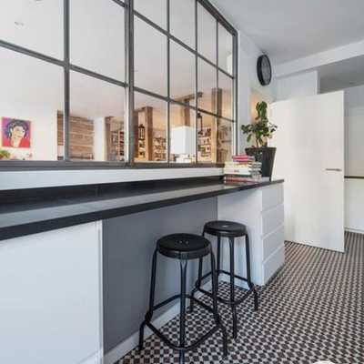 Ventana industrial comedor