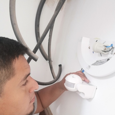 Instalación de sensor