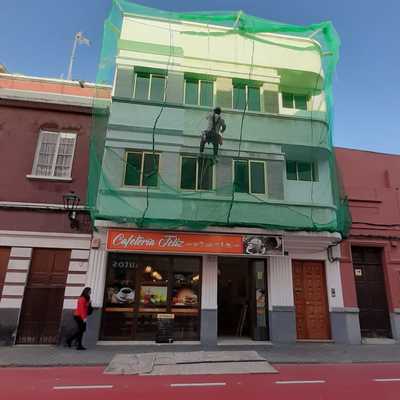 Fachada en proceso