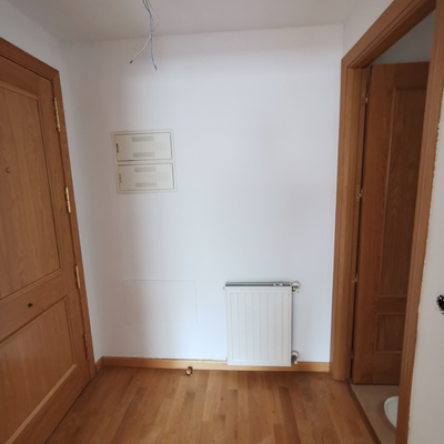 Pintura de un piso en gotele.